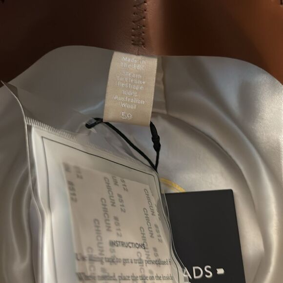 Two Roads ECHO PARK FEDORA HAT in Black Size 59 / NWT - Picture 6 of 12